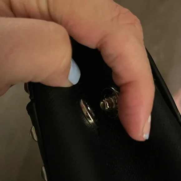 Michael Kors Ava Stud Small Top Handle Leather Satchel - Picture 7 of 13